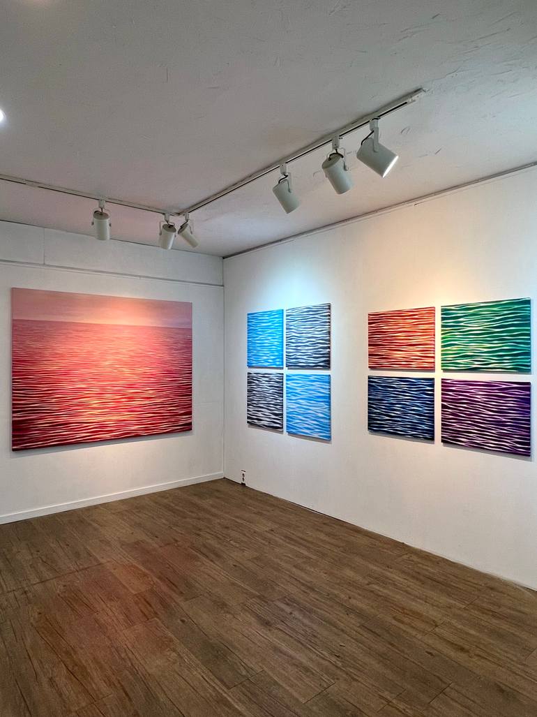 Original Abstract Seascape Painting by Chaeyoon Bang