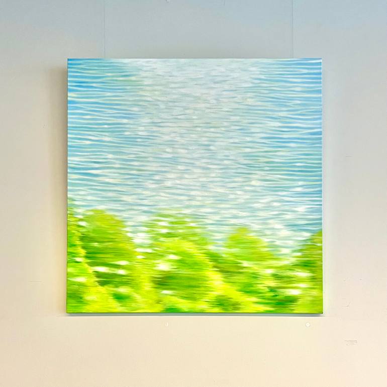 Original Painterly Abstraction Landscape Painting by Chaeyoon Bang