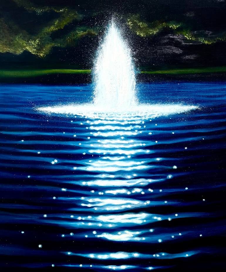 Water Fountain paintings | Saatchi Art
