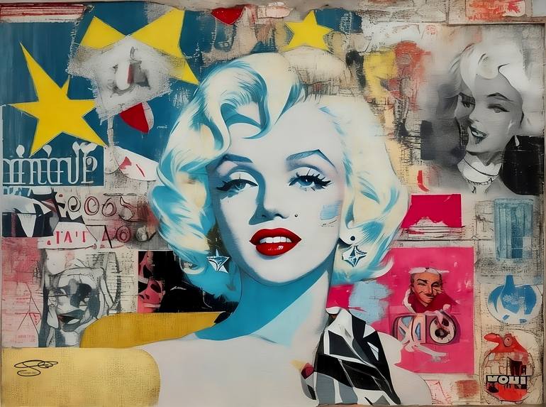 Remember Marilyn Monroe Printmaking by Kay Uwe Rott | Saatchi Art