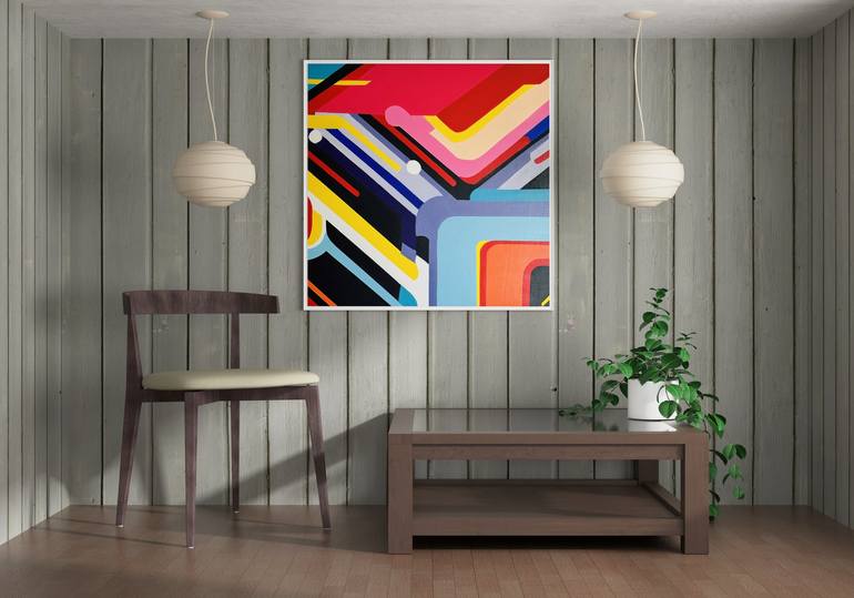 Original Contemporary Abstract Painting by Pierre Benjamin