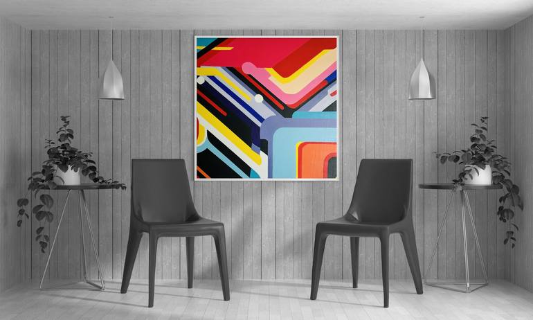 Original Contemporary Abstract Painting by Pierre Benjamin