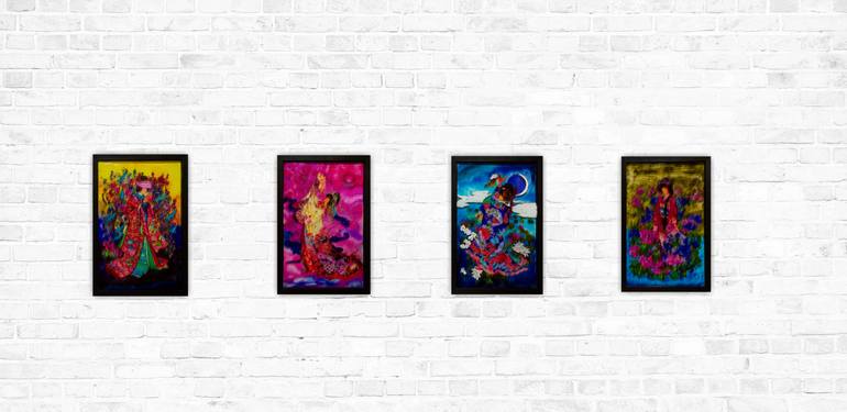 Original Conceptual Women Painting by Rubina Shaiwalla