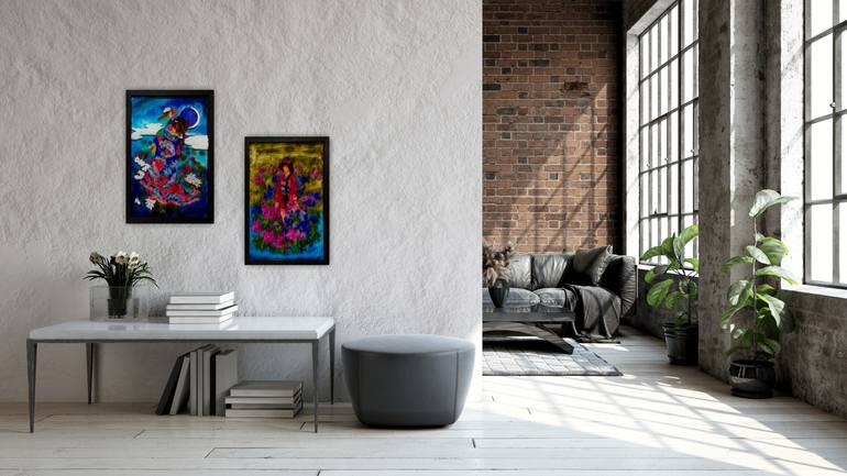 Original Conceptual Women Painting by Rubina Shaiwalla