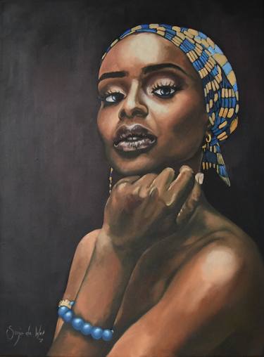 Print of Fine Art Portrait Paintings by Sonja De Wet