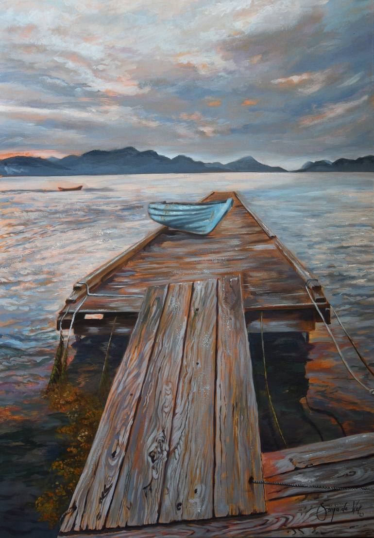 Minds Adrift Painting by Sonja De Wet | Saatchi Art India