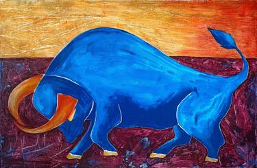Original Animal Paintings by Aleksandre Pochkhidze