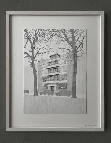 Original Fine Art Architecture Drawings by Sander Jorn Vermeulen