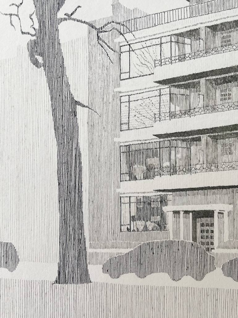 Original Contemporary Architecture Drawing by Sander Jorn Vermeulen