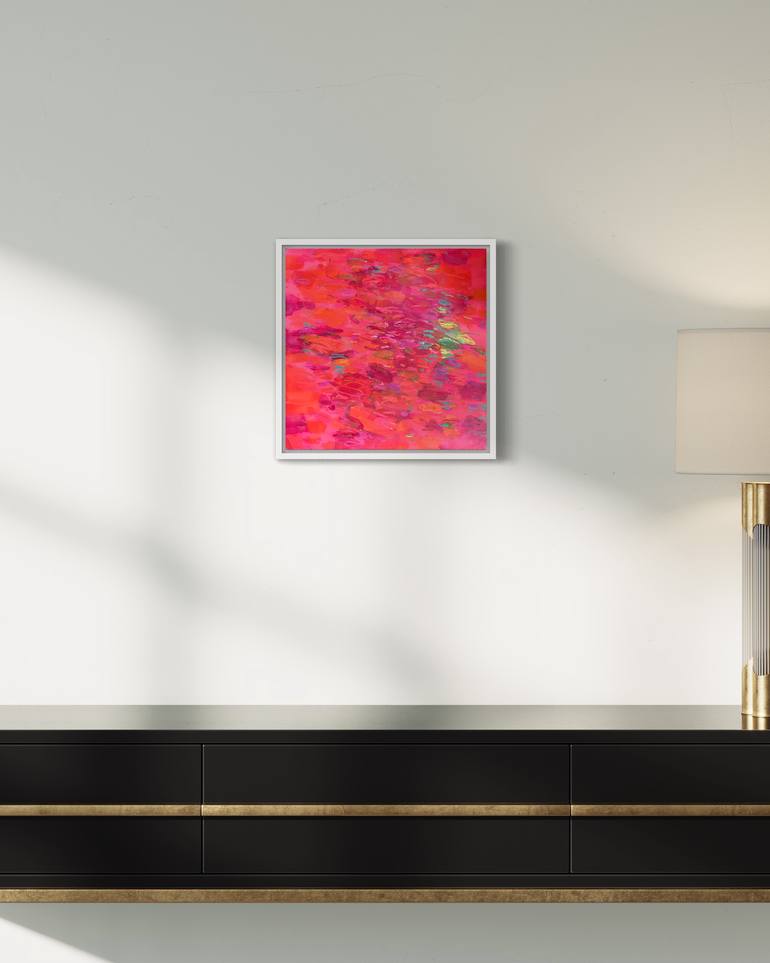 Original Abstract Water Mixed Media by Ian Hargrove