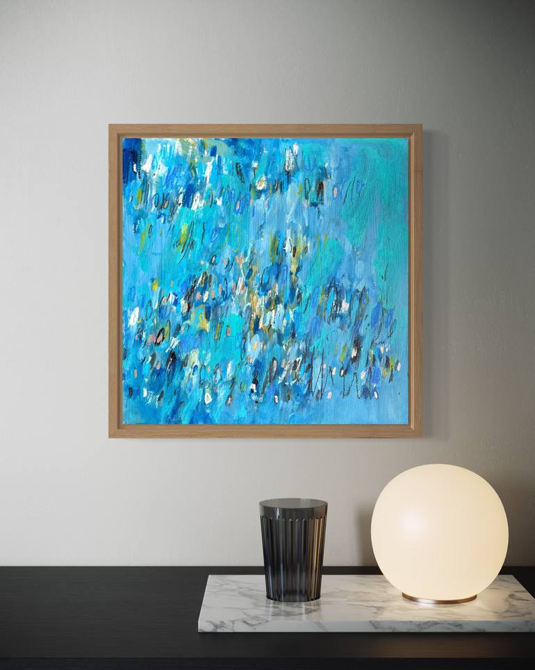 Original Abstract Expressionism Water Mixed Media by Ian Hargrove
