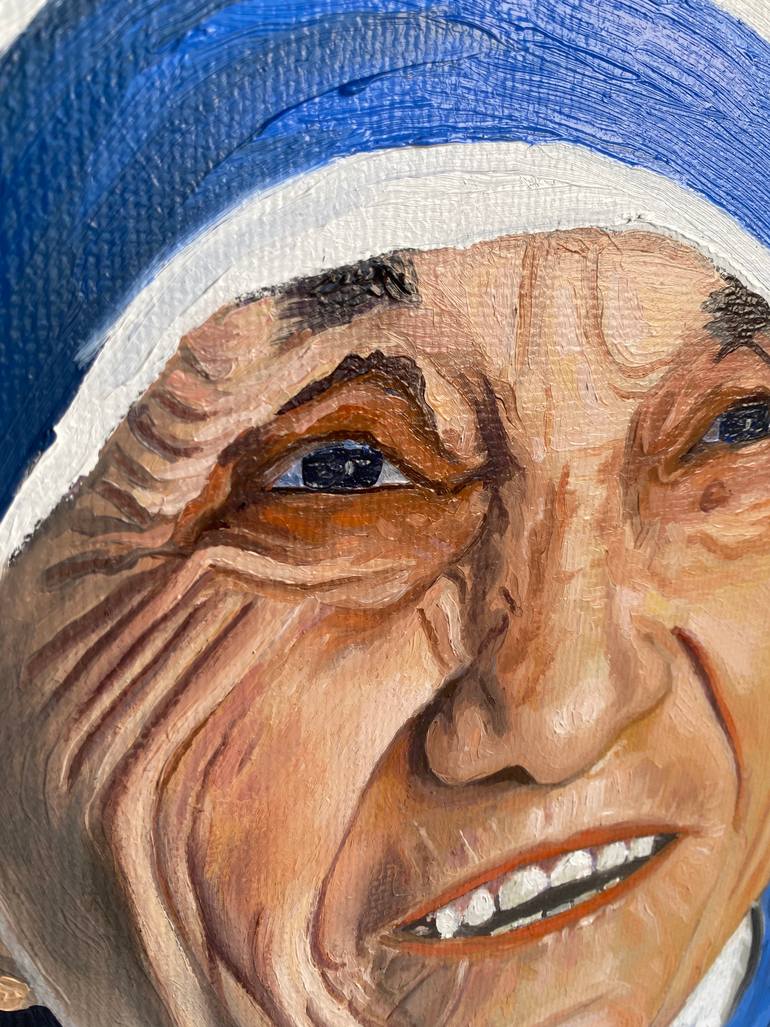 Original Realism People Painting by Artan Kaja