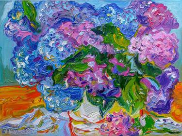 Original Fine Art Floral Paintings by Andrey Kovalenko