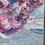 impasto textured spring bouquet painting