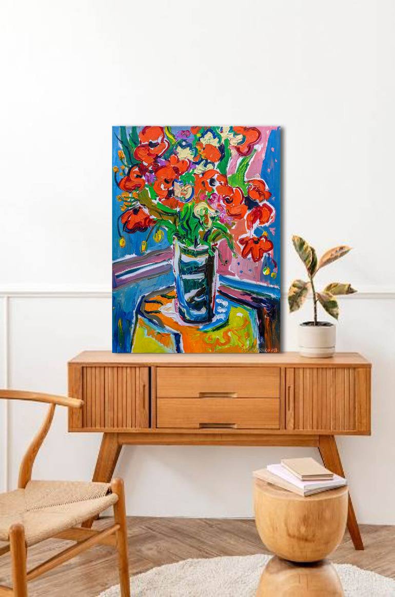 Original Impressionism Still Life Painting by Andrey Kovalenko