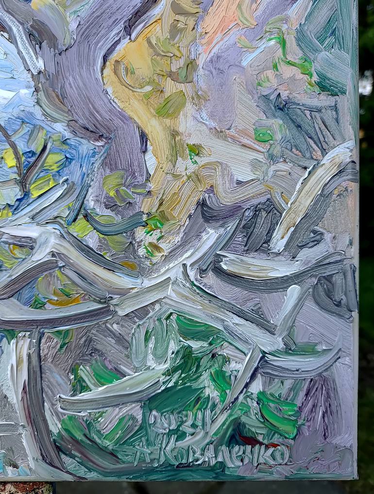 Original Expressionism Landscape Painting by Andrey Kovalenko
