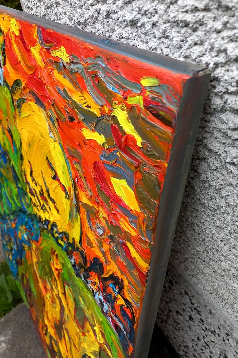 Original Expressionism Fantasy Painting by Andrey Kovalenko