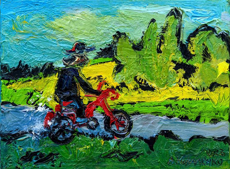 Print of Contemporary Landscape Paintings by Andrey Kovalenko