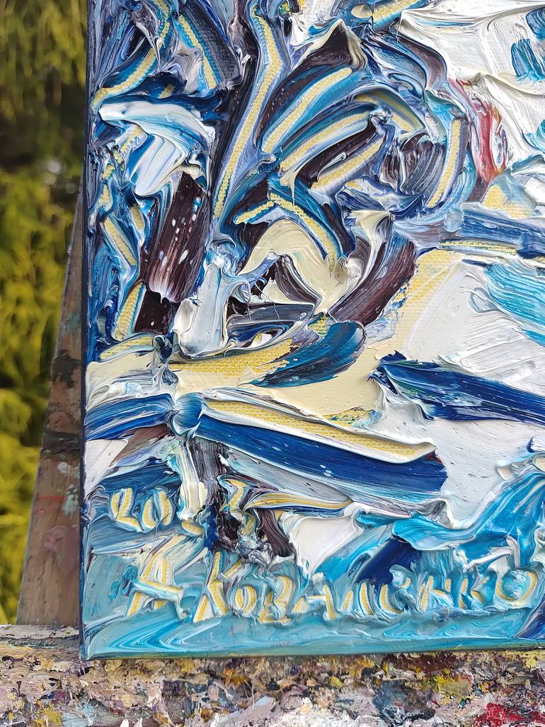 Original Abstract Landscape Painting by Andrey Kovalenko