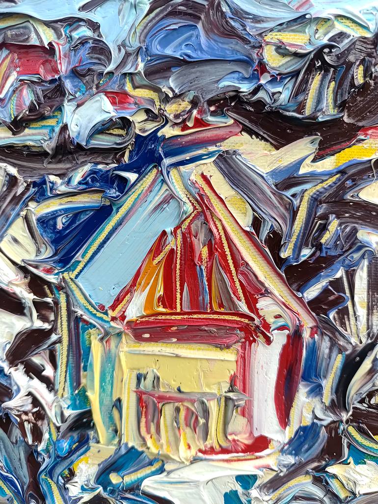 Original Abstract Landscape Painting by Andrey Kovalenko