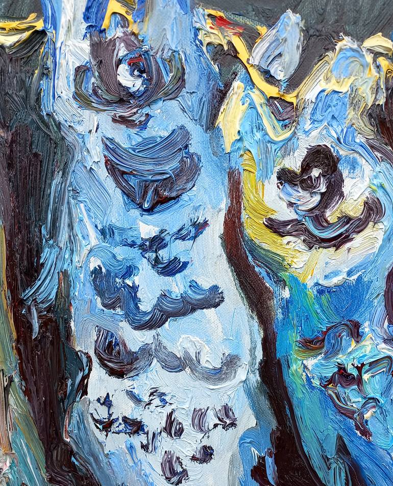 Original Abstract Expressionism Still Life Painting by Andrey Kovalenko