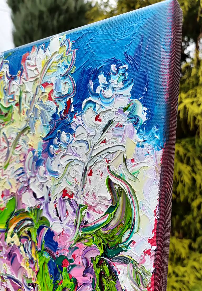 Original Abstract Floral Painting by Andrey Kovalenko