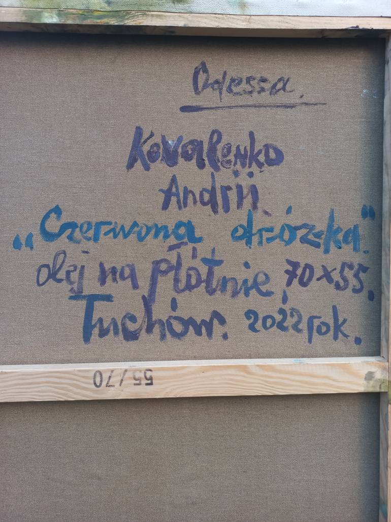 Original Abstract Expressionism Landscape Painting by Andrey Kovalenko