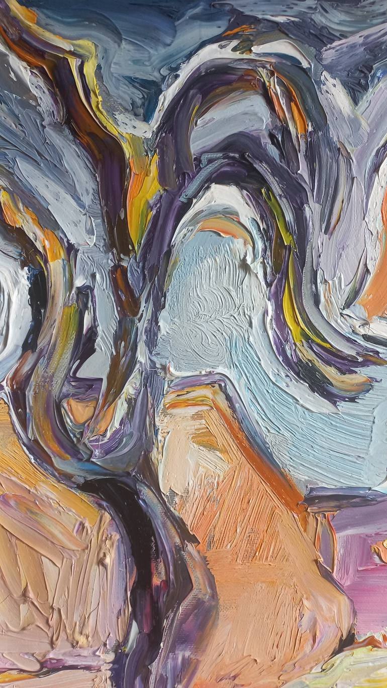 Original Abstract Expressionism Landscape Painting by Andrey Kovalenko