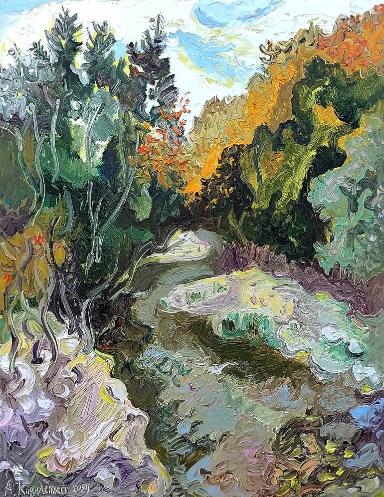 Print of Abstract Landscape Paintings by Andrey Kovalenko