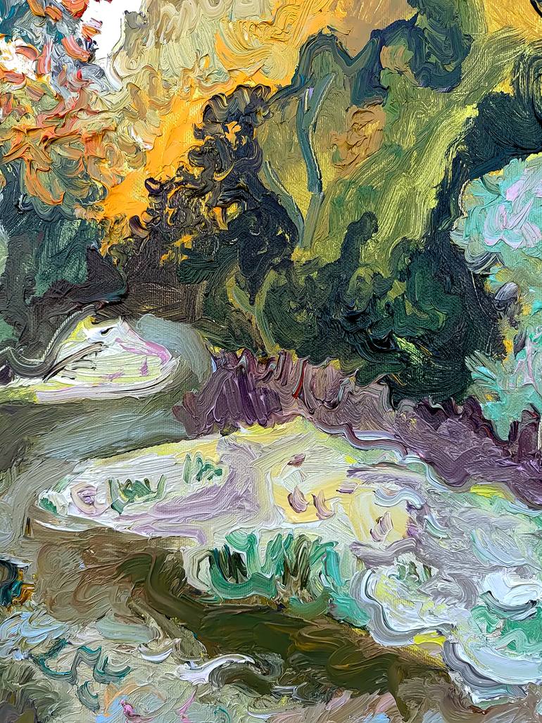 Original Abstract Landscape Painting by Andrey Kovalenko