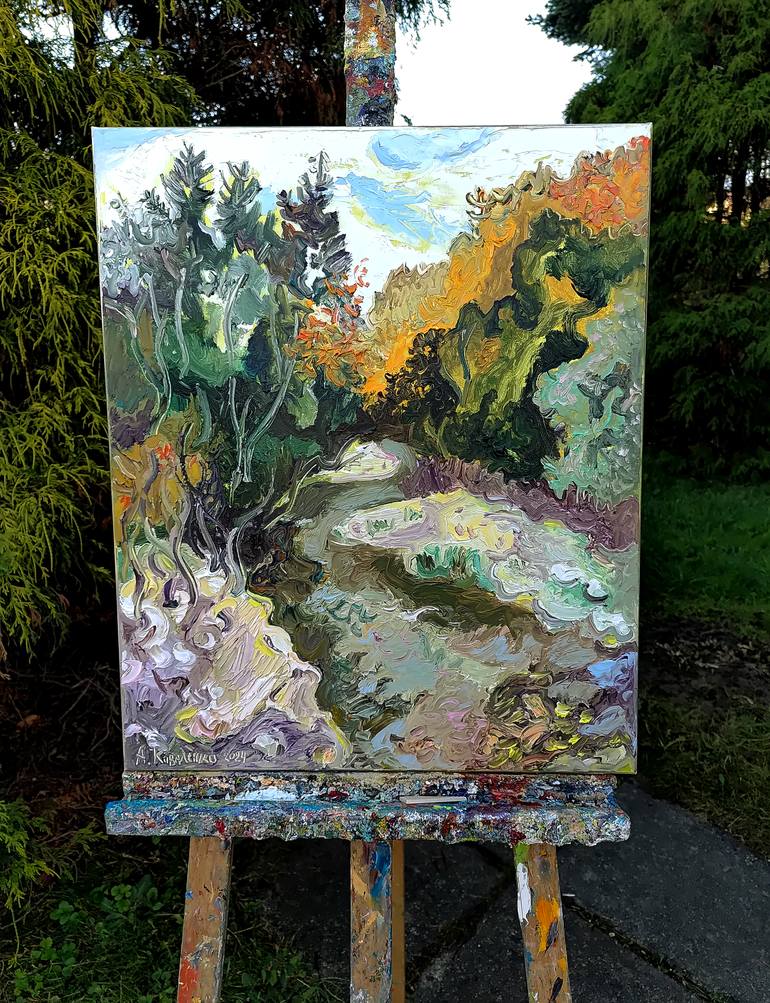 Original Abstract Landscape Painting by Andrey Kovalenko