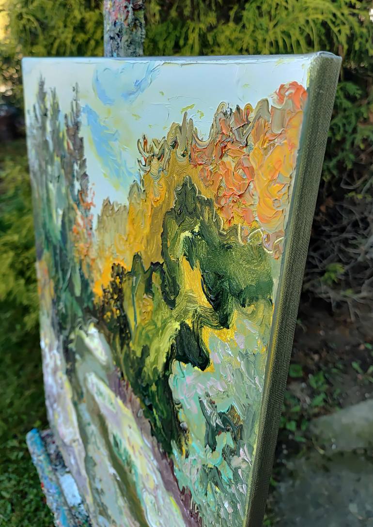 Original Abstract Landscape Painting by Andrey Kovalenko