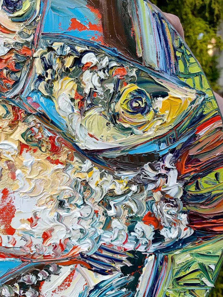 Original Art Nouveau Animal Painting by Andrey Kovalenko