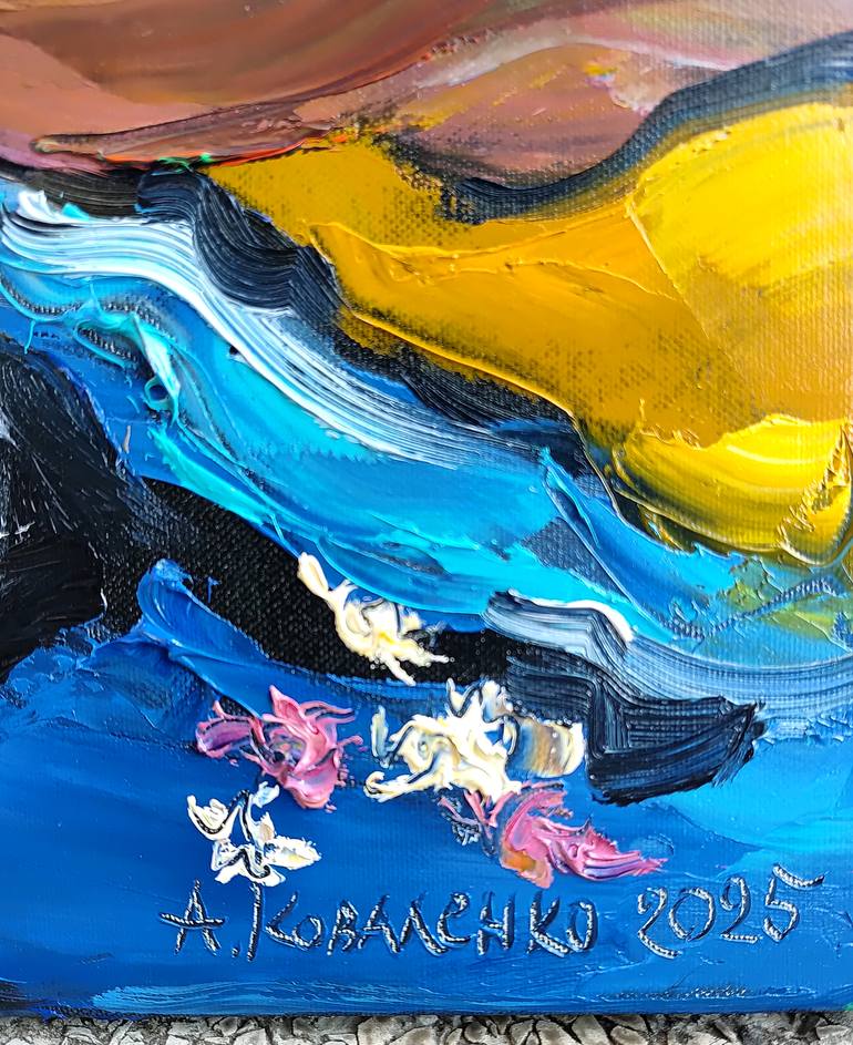 Original Abstract Still Life Painting by Andrey Kovalenko