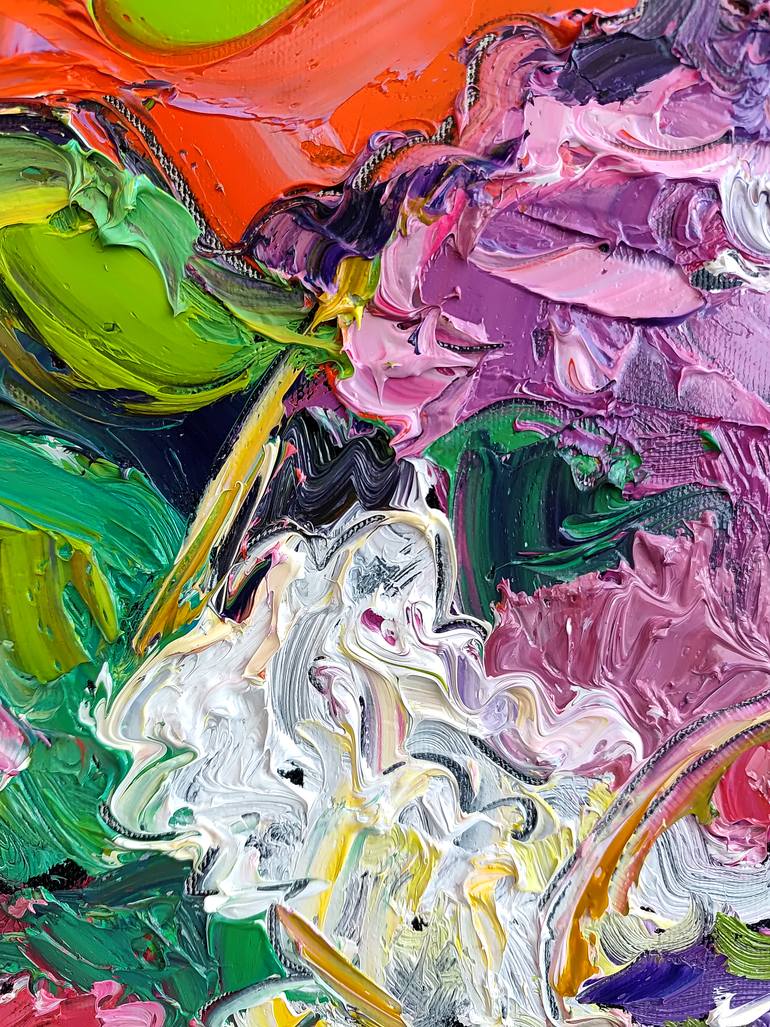 Original Abstract Still Life Painting by Andrey Kovalenko