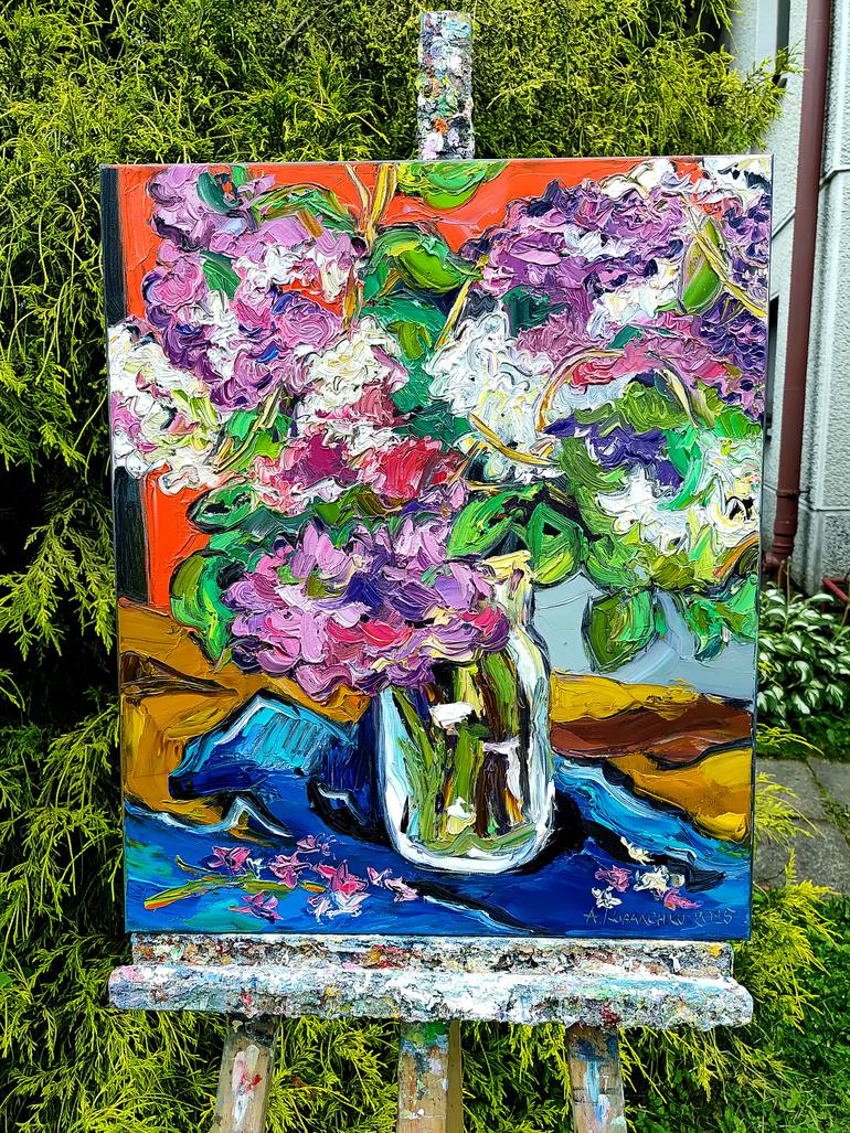 Original Abstract Still Life Painting by Andrey Kovalenko