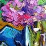 lilacs still life singed by artist Kovalenko