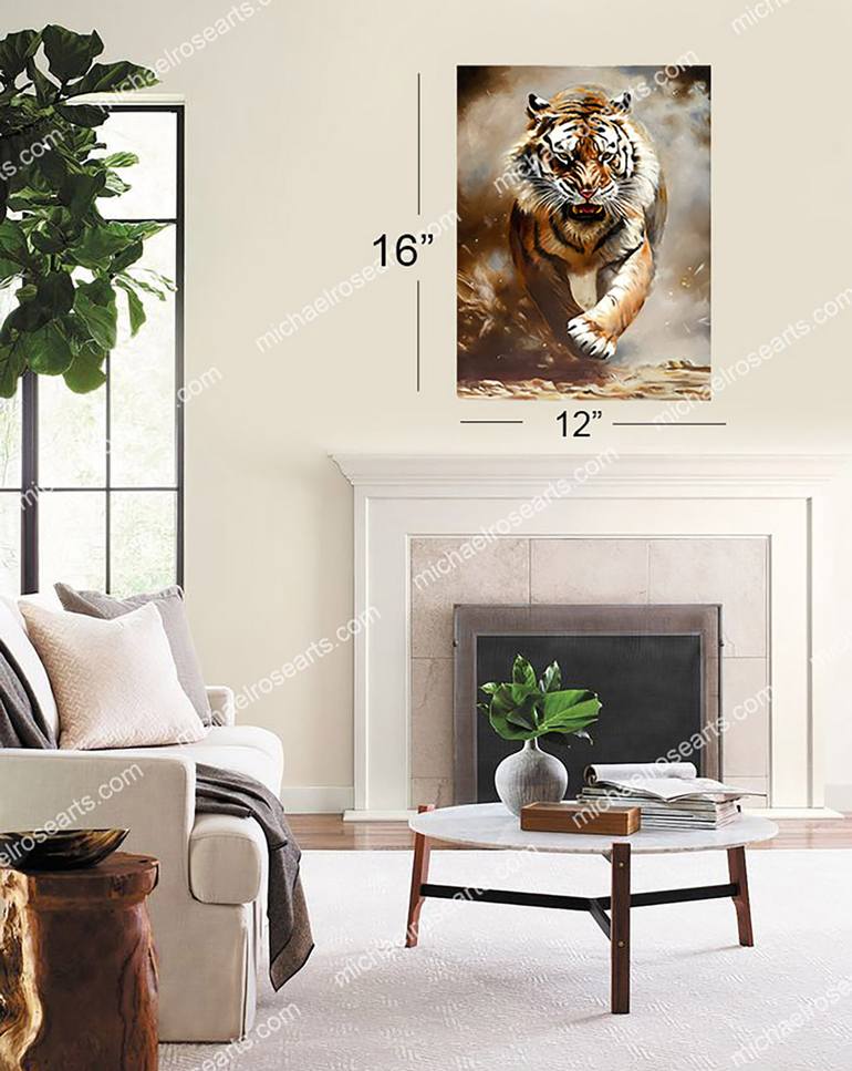 Original Fine Art Animal Painting by Michael Rose