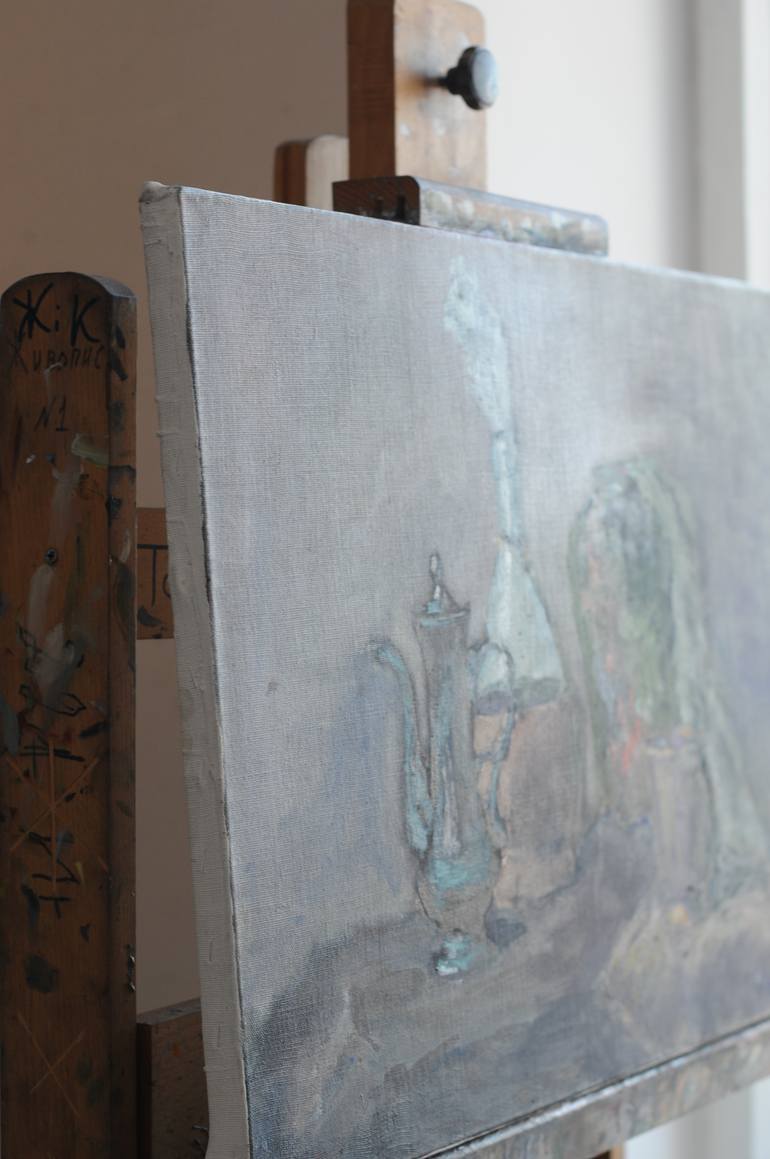 Original Impressionism Still Life Painting by Oleksandr Topchyi