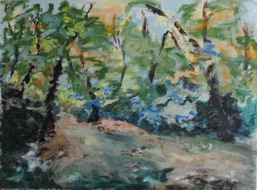Print of Abstract Expressionism Landscape Paintings by Oleksandr Topchyi