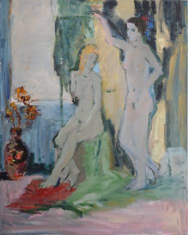 Print of Expressionism Nude Paintings by Oleksandr Topchyi