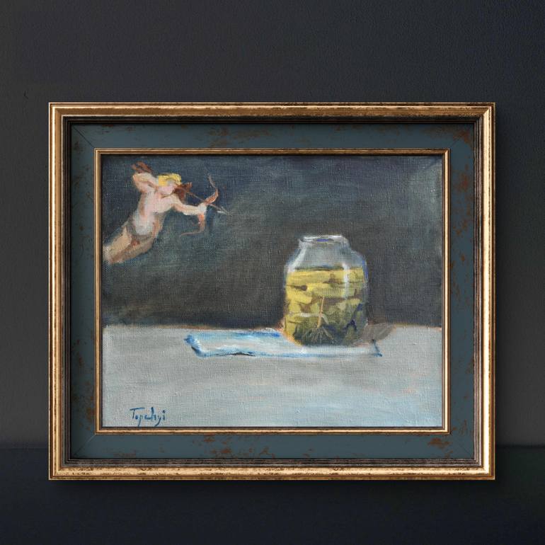 Original Expressionism Food & Drink Painting by Oleksandr Topchyi