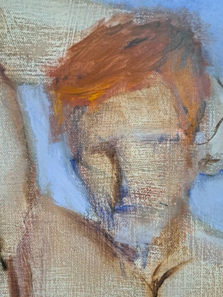 Original Abstract Nude Painting by Oleksandr Topchyi