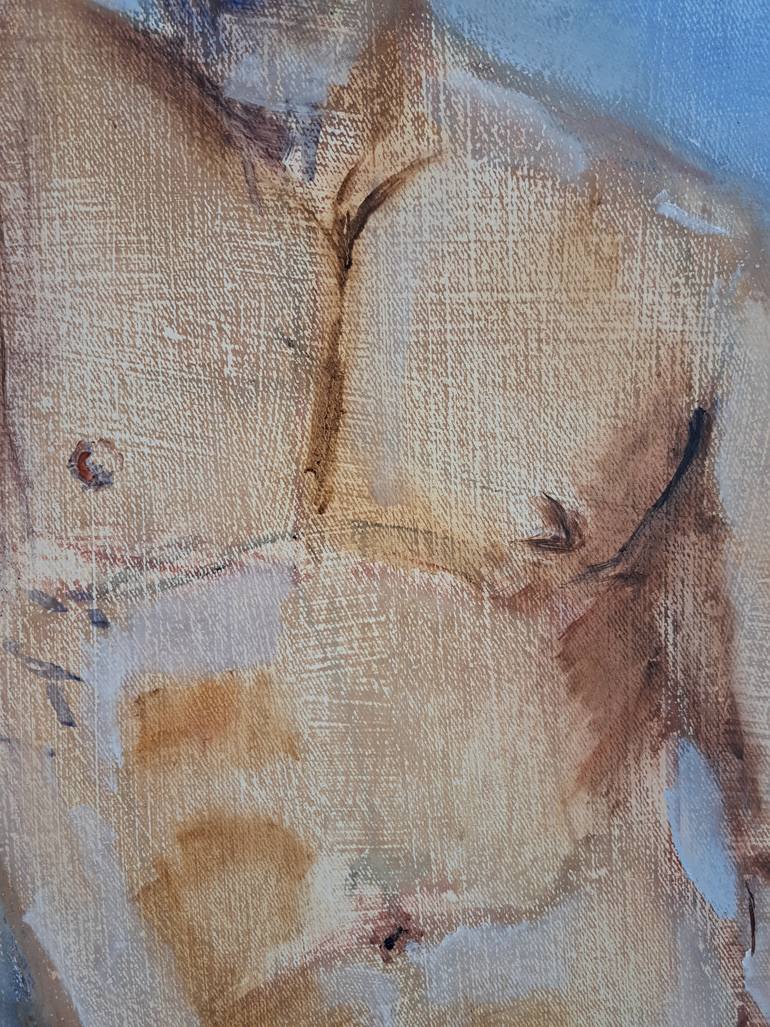 Original Abstract Nude Painting by Oleksandr Topchyi