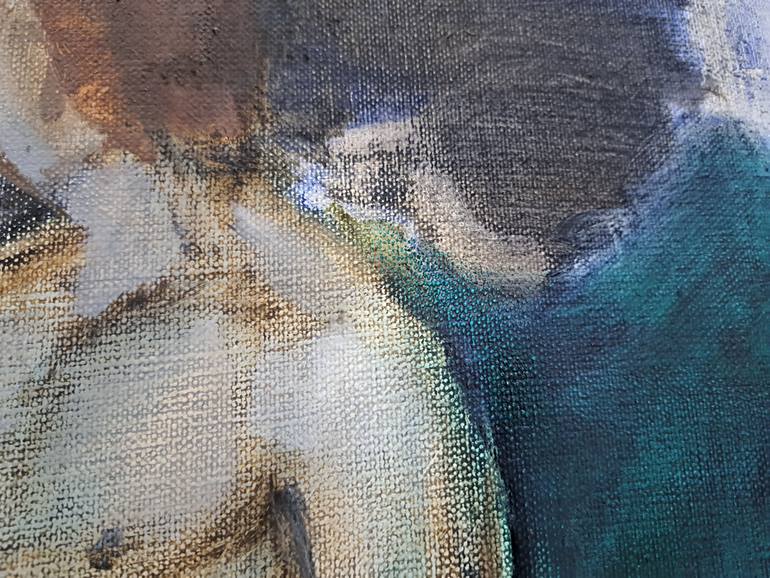 Original Pop Art Nude Painting by Oleksandr Topchyi