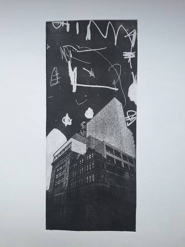 Original Conceptual Abstract Printmaking by Michael Drennan