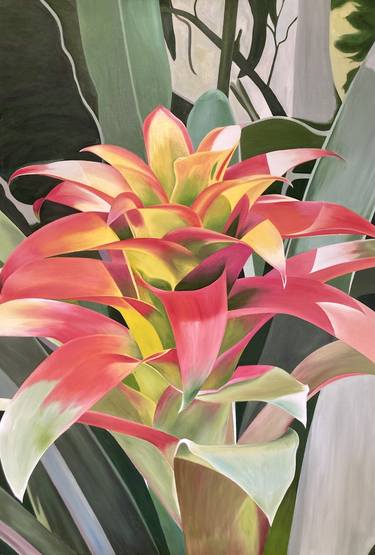 Original Botanic Painting by Roy García