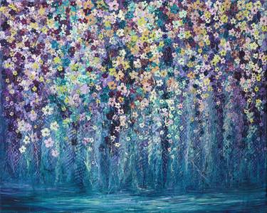 Print of Expressionism Floral Paintings by Niky Rahner