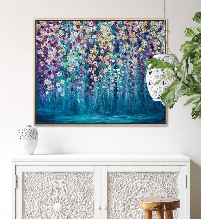 Original Floral Painting by Niky Rahner