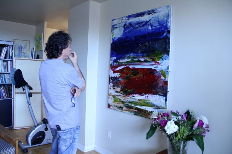 Original Abstract Painting by Mustafa Cetin